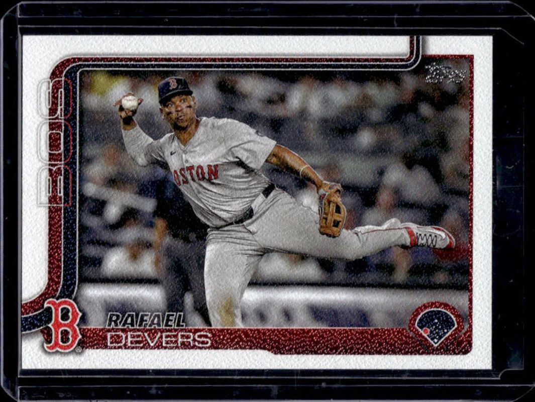 Rafael Devers 2025 Topps #285 Canvas /50 RAW