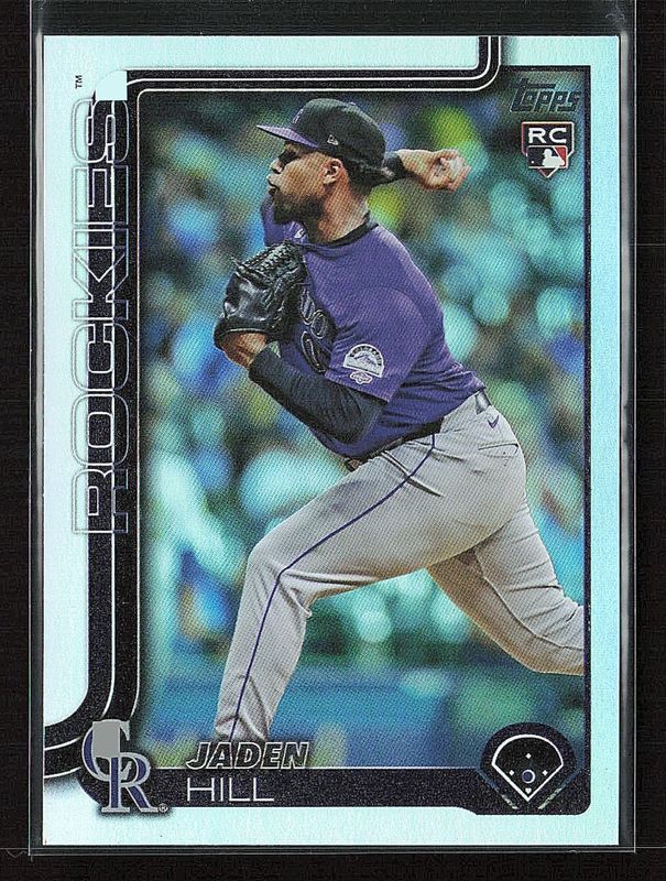 Jaden Hill 2025 Topps #556 Holo Foil Rookie RAW