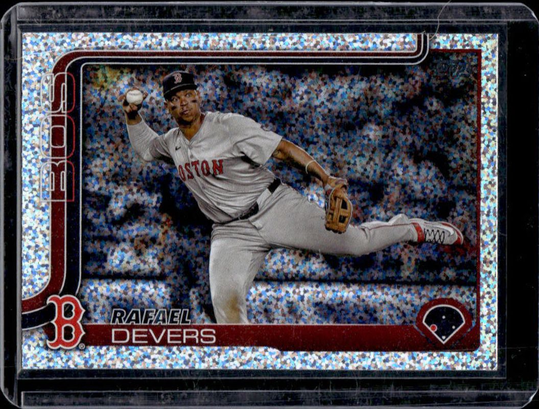 Rafael Devers 2025 Topps #285 Confetti RAW