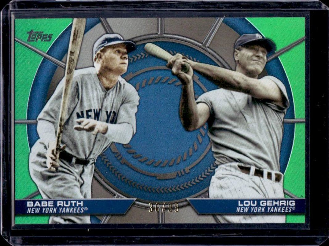 2025 Topps #DD-20 Dynamic Duals - Green Foil /99
