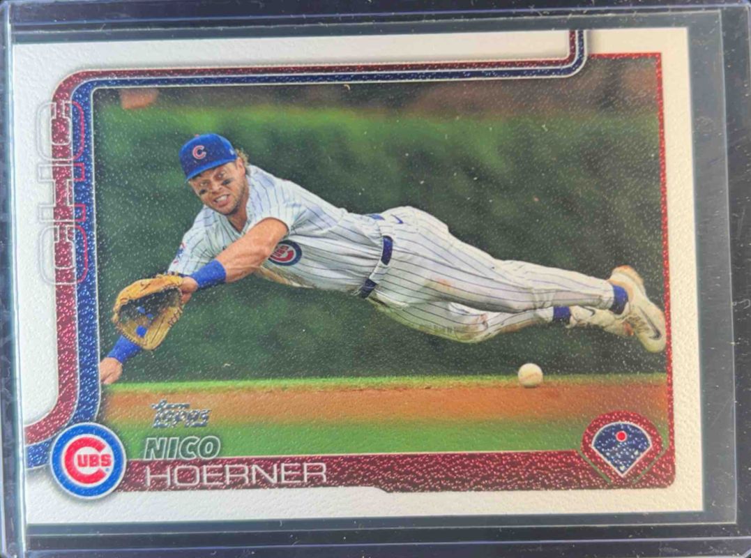 Nico Hoerner 2025 Topps #38 Canvas /50 RAW