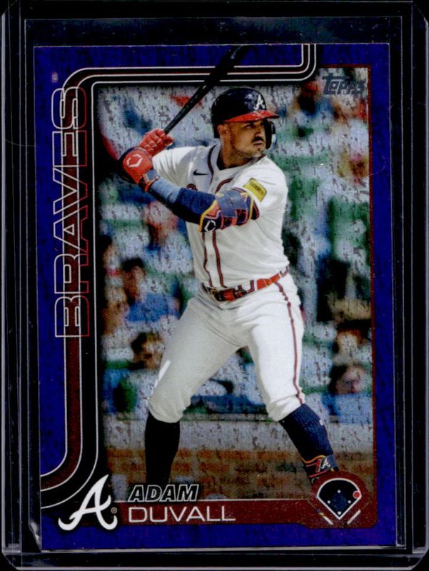 Adam Duvall 2025 Topps #654 Purple Holo Foil /250 RAW