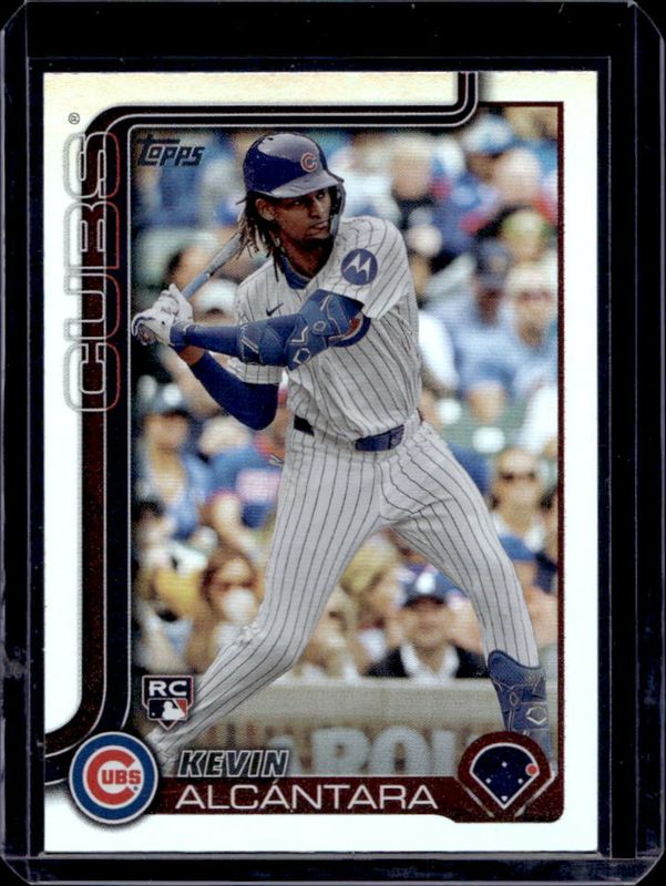 Kevin Alcantara 2025 Topps #578 Rainbow Foil Rookie RAW