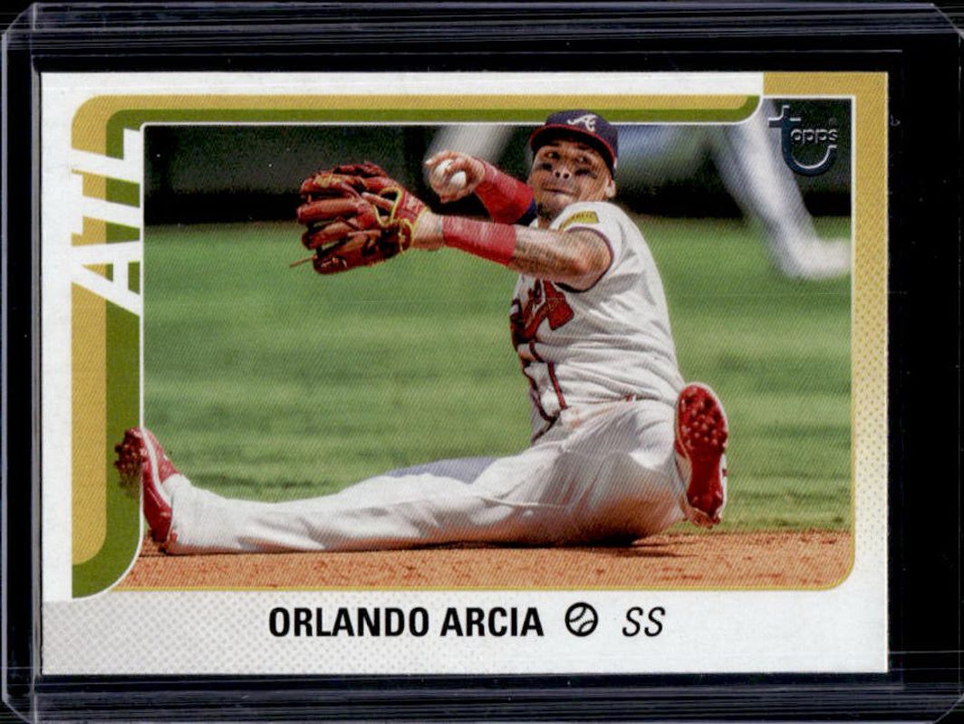 Orlando Arcia 2025 Topps #154 Vintage Stock Retro /99 RAW