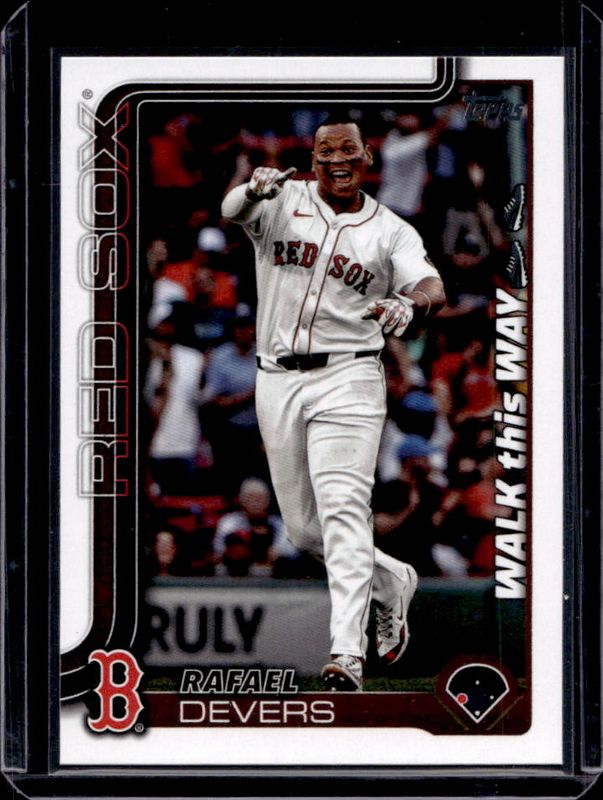 Rafael Devers 2025 Topps #WTW-9 Walk This Way RAW