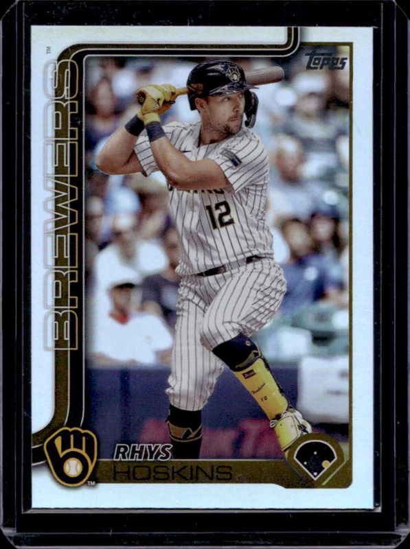 Rhys Hoskins 2025 Topps #93 Rainbow Foil RAW