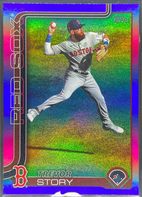 Trevor Story 2025 Topps #577 Purple Rainbow /250 RAW
