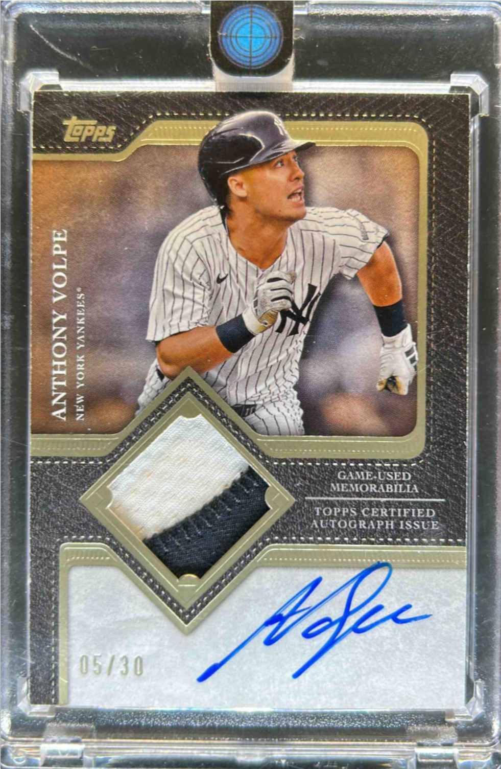 Anthony Volpe 2025 Topps #TFAP-VOL Flagship Autographs Patch Price