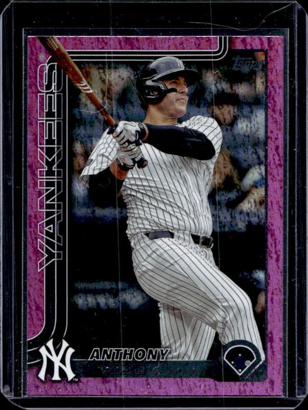 Anthony Rizzo 2025 Topps #14 Pink Holo Foil RAW