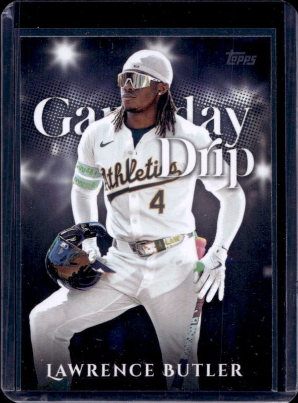 Lawrence Butler 2025 Topps #GD-24 Gameday Drip RAW