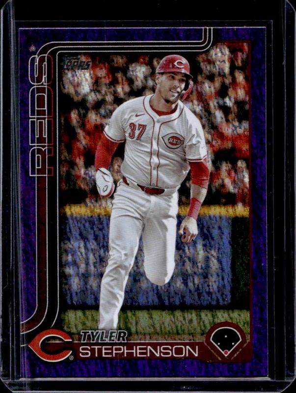Tyler Stephenson 2025 Topps #31 Purple Holo Foil /250 RAW