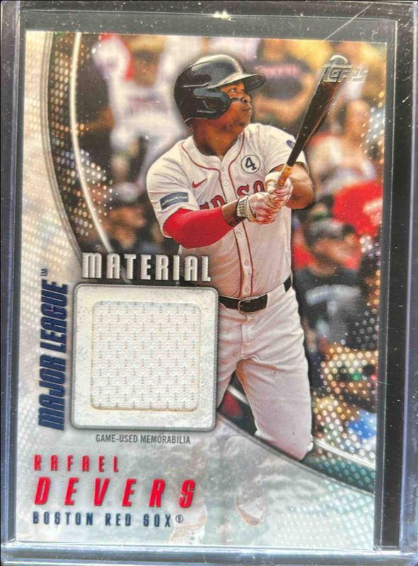 Rafael Devers 2025 Topps #MLM2-RD Major League Material Relics (Series 2) RAW