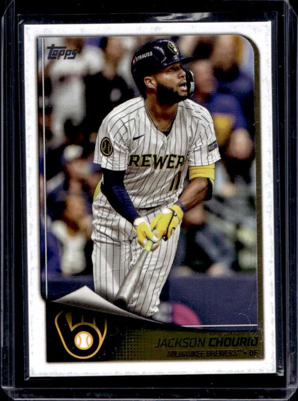 Jackson Chourio 2025 Topps #82 Flagship Collection RAW