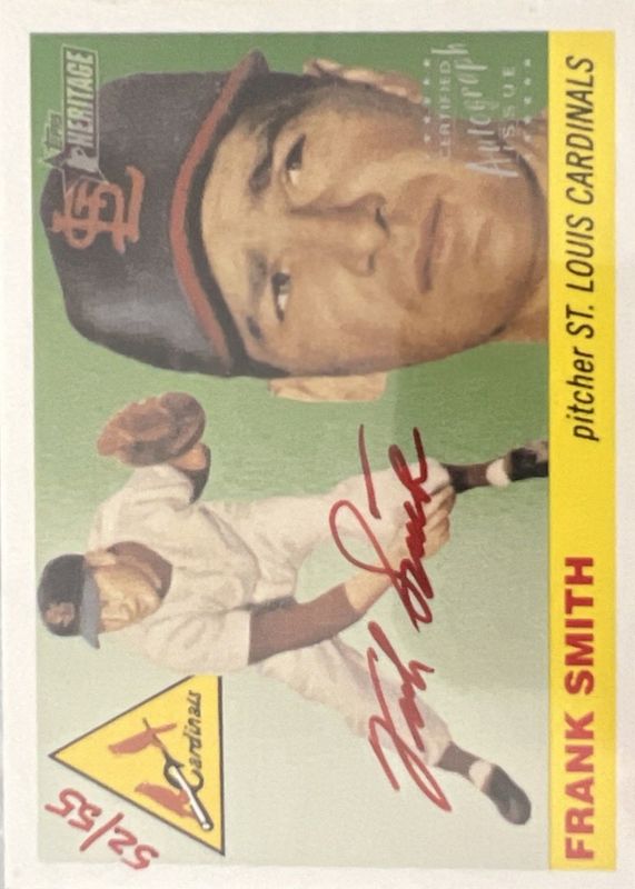 2004 Topps Heritage #RO-FS Real One Autographs - Red Ink /55