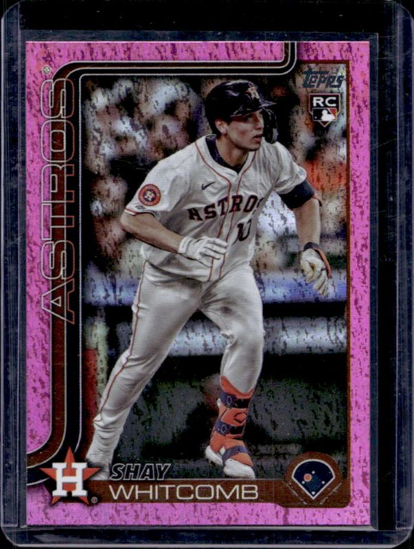 Shay Whitcomb 2025 Topps #87 Pink Holo Foil Rookie RAW