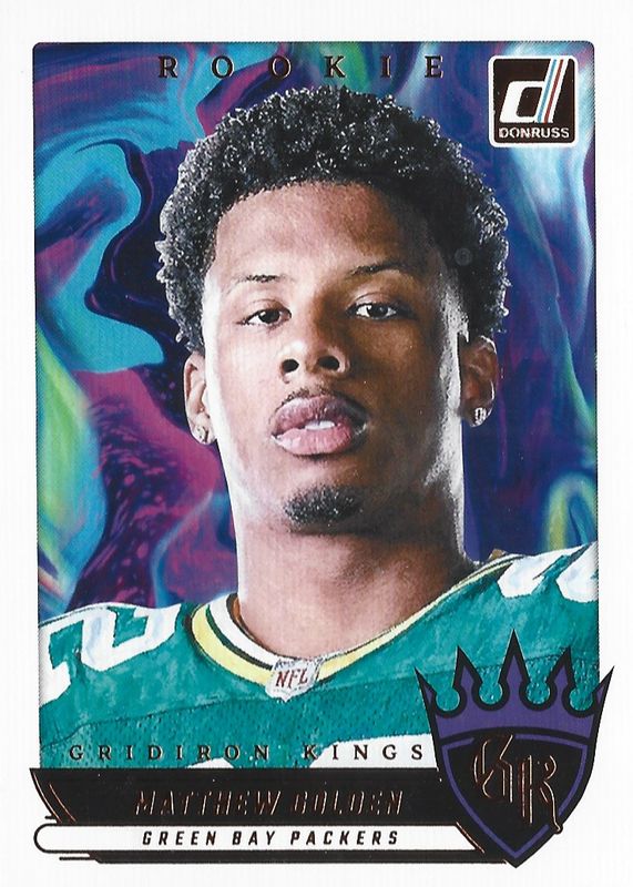 Matthew Golden 2025 Donruss #5 Rookie Gridiron Kings RAW