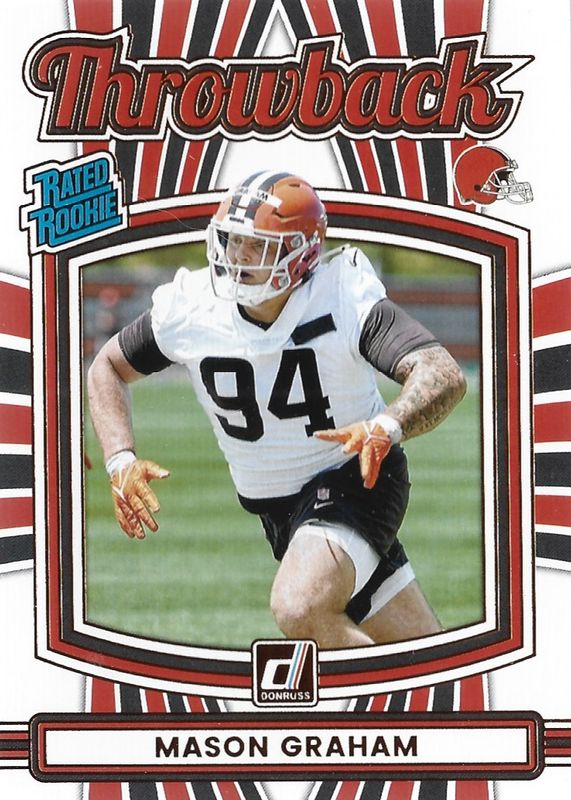 2025 Donruss #40 Rated Rookies Throwback
