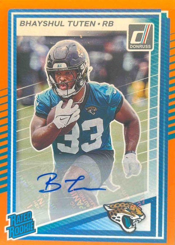 2025 Donruss #333 Rated Rookie Autographs - Orange