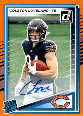 2025 Donruss #310 Rated Rookie Autographs - Orange