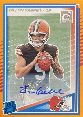 2025 Donruss #316 Rated Rookie Autographs - Orange