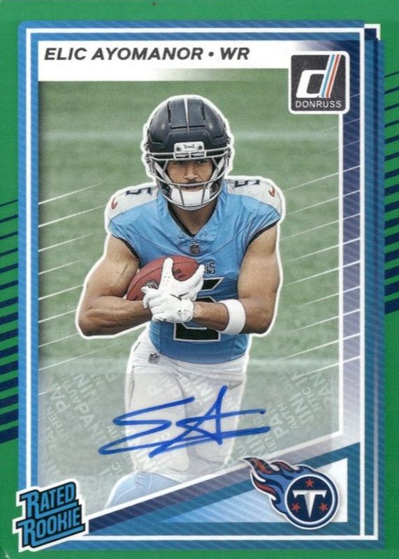 2025 Donruss #339 Rated Rookie Autographs - Green