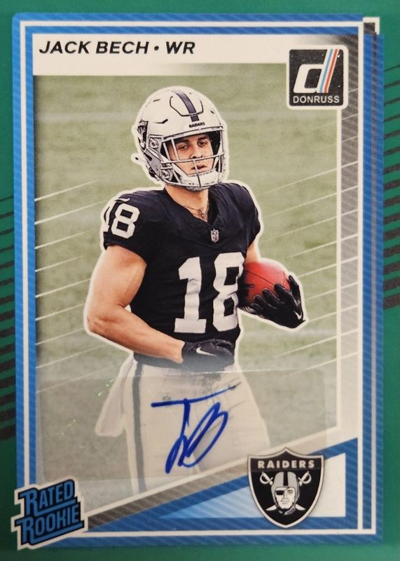 2025 Donruss #320 Rated Rookie Autographs - Green