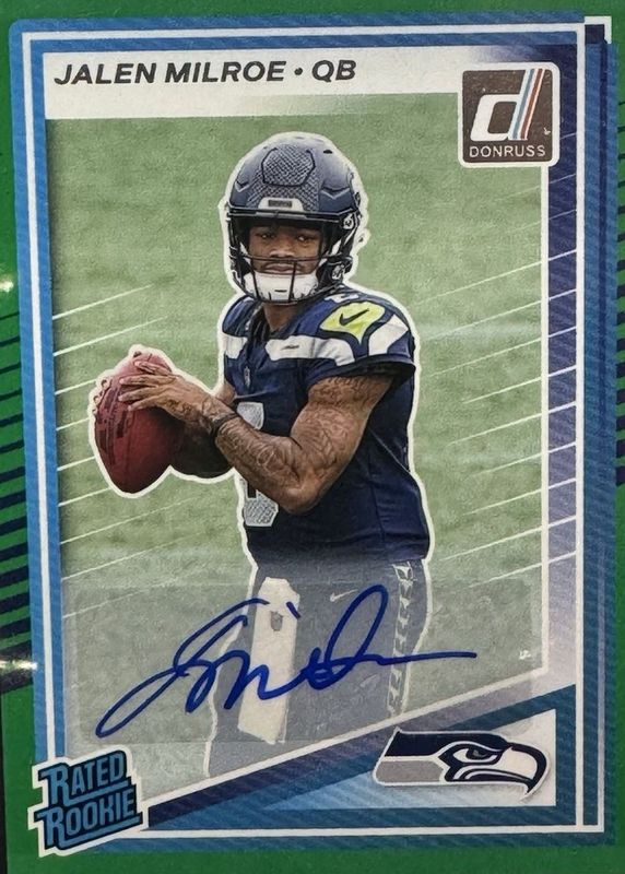 2025 Donruss #307 Rated Rookie Autographs - Green