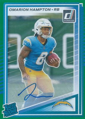 2025 Donruss #303 Rated Rookie Autographs - Green