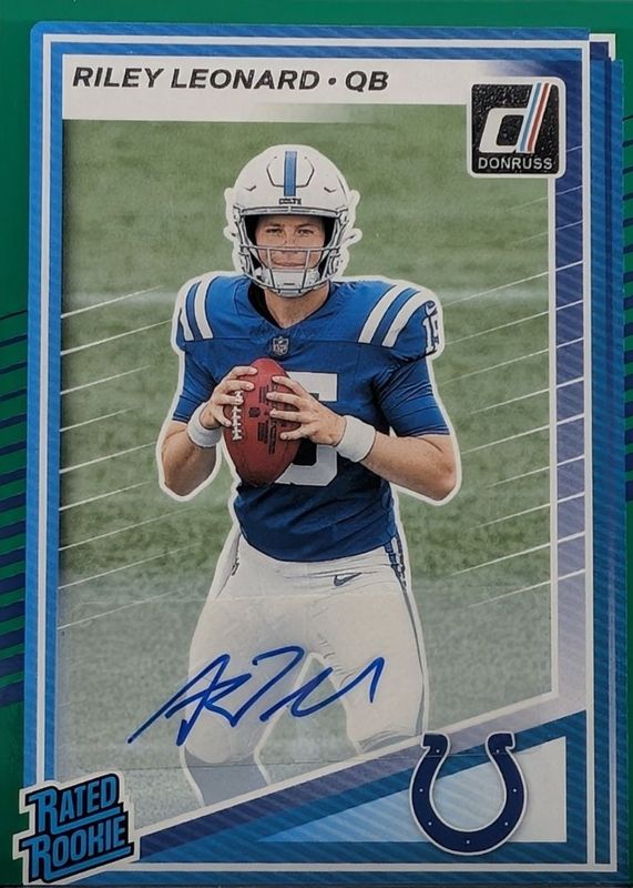2025 Donruss #341 Rated Rookie Autographs - Green
