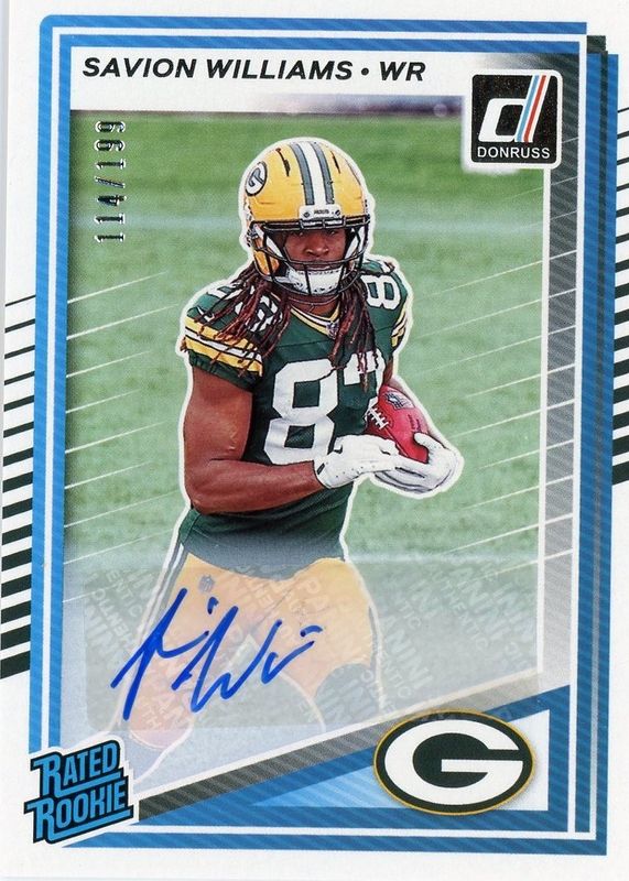 2025 Donruss #318 Rated Rookie Autographs (/199)