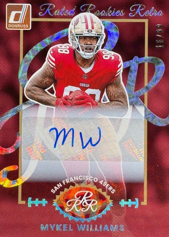 2025 Donruss #17 Rated Rookies Retro Autographs /99