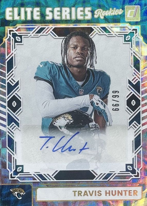 Travis Hunter 2025 Donruss #ESR-THR The Elite Series Rookies Autographs (/99) RAW