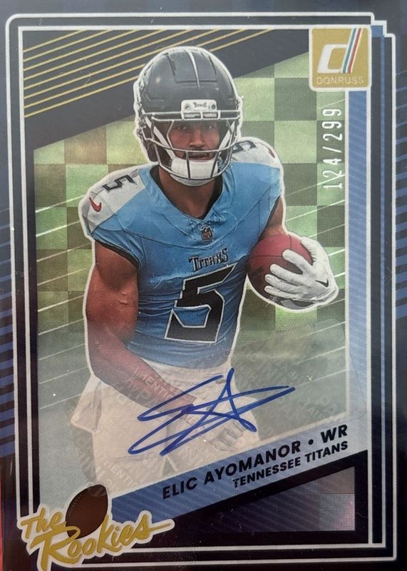 2025 Donruss #37 The Rookies Autographs (/299)