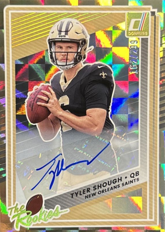 Tyler Shough 2025 Donruss #17 The Rookies Autographs (/299) RAW