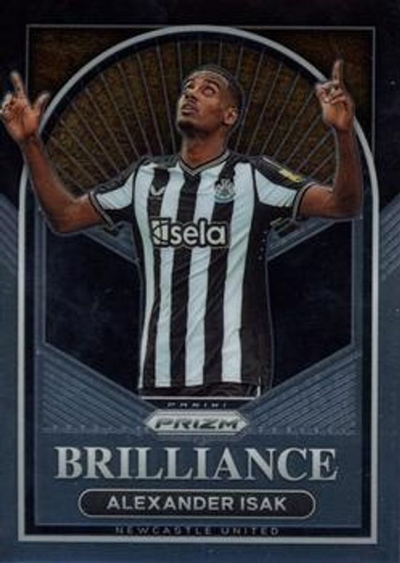 Alexander Isak 2023 Prizm Premier League #4 Brilliance RAW