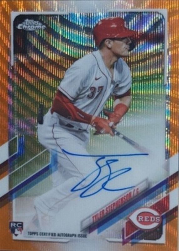 2021 Topps Chrome #RA-TS Rookie Auto - Orange Wave Refractor /25