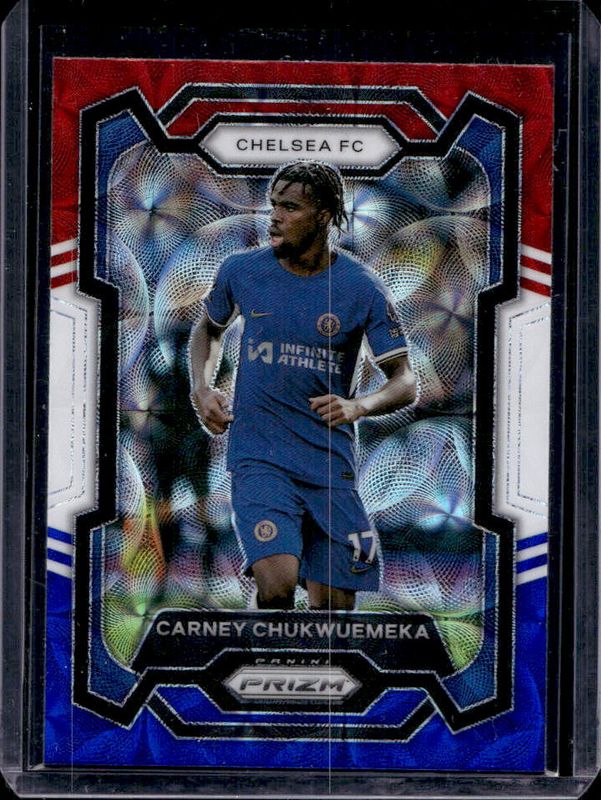 2023 Prizm Premier League #187 Choice Red White Blue