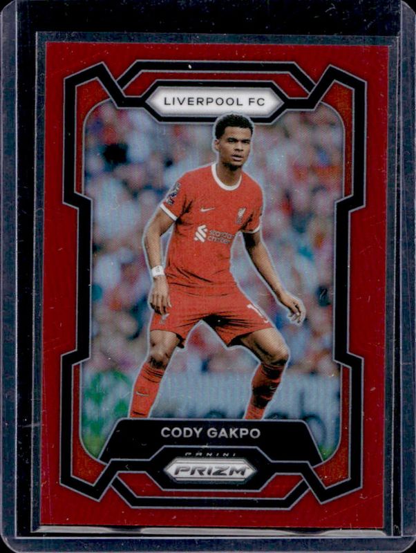 Cody Gakpo 2023 Prizm Premier League #77 Red /199 RAW