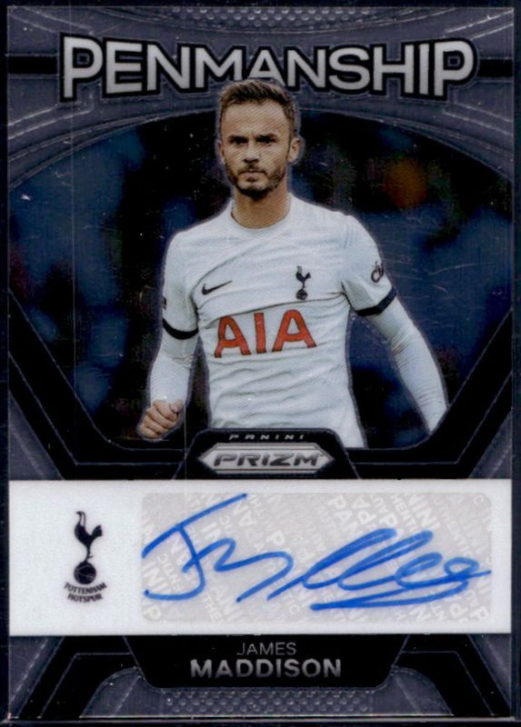 James Maddison 2023 Prizm Premier League #P-JM Penmanship RAW