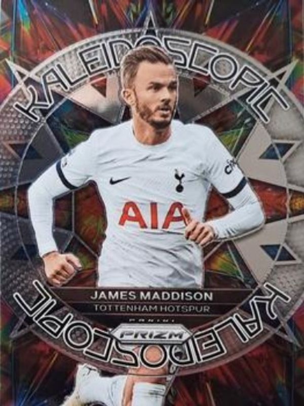James Maddison 2023 Prizm Premier League #24 Kaleidoscopic RAW
