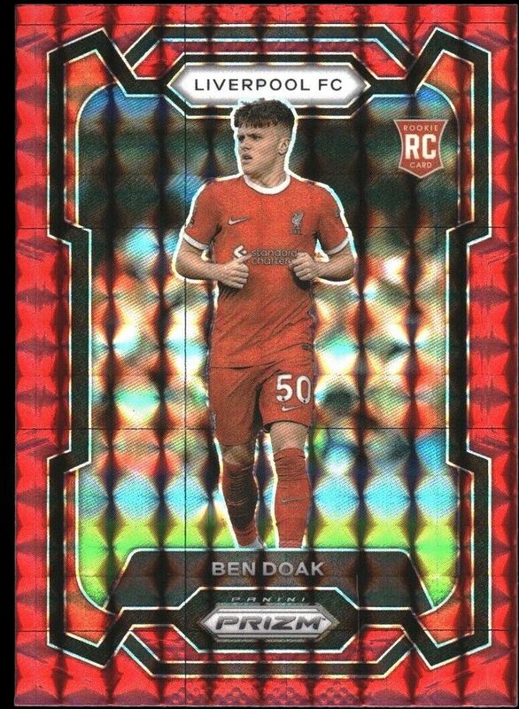 2023 Prizm Premier League #90 Red Mosaic