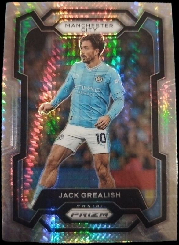 Jack Grealish 2023 Prizm Premier League #1 Hyper RAW