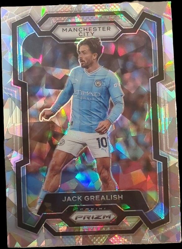 Jack Grealish 2023 Prizm Premier League #1 Ice RAW