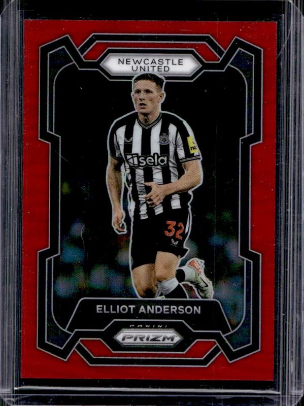 Elliot Anderson 2023 Prizm Premier League #71 Red /199 RAW