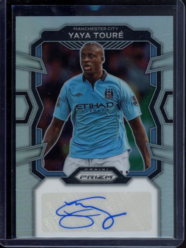 22-23 Panini Prizm YAYA TOURE 直筆サインカード Yaya Toure 2023 Prizm Premier League #S-YT Signatures - Silver /99