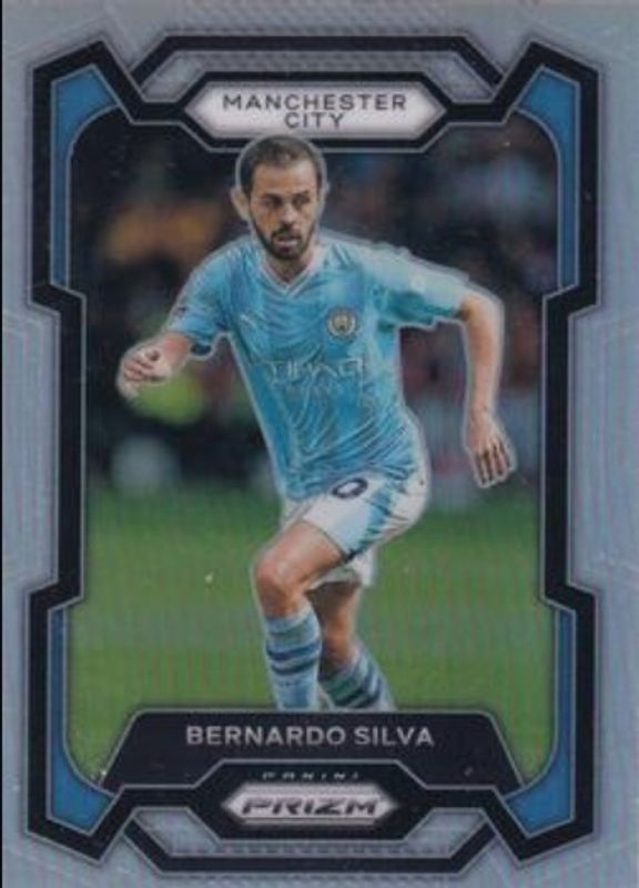 Bernardo Silva 2023 Prizm Premier League #14 Silver RAW