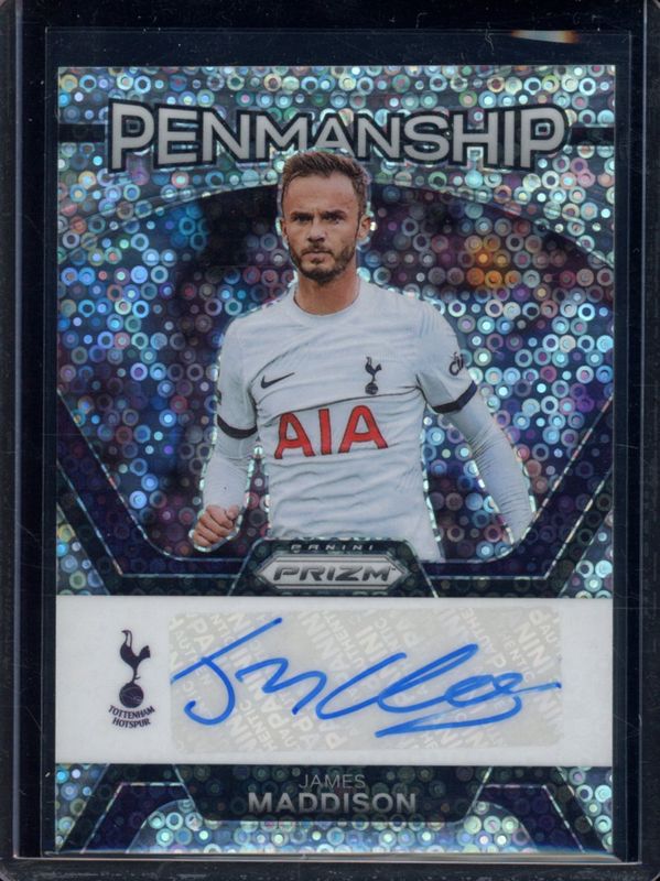 James Maddison 2023 Prizm Premier League #P-JM Penmanship - Breakaway RAW