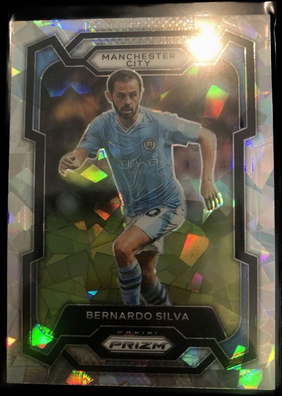 Bernardo Silva 2023 Prizm Premier League #14 Ice RAW