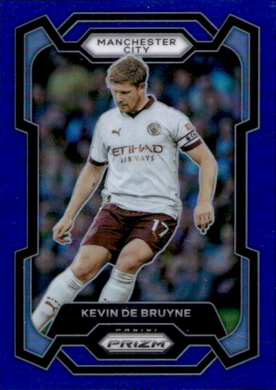 Kevin De Bruyne 2023 Prizm Premier League #7 Blue /299 RAW