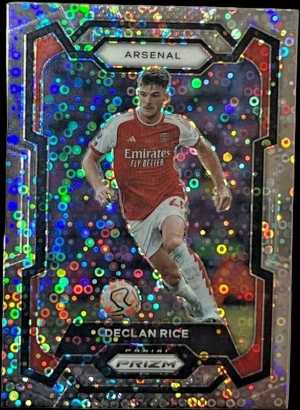 Declan Rice 2023 Prizm Premier League #23 Breakaway RAW